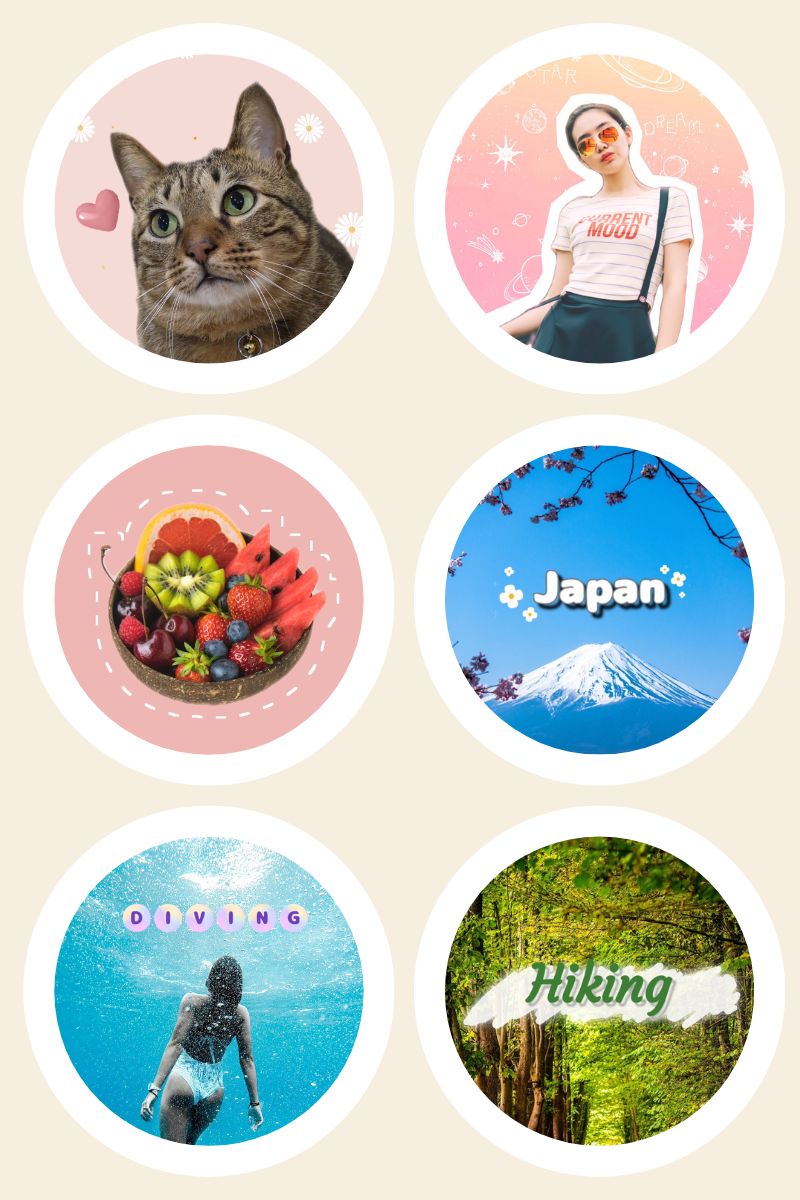 相片大師 Instagram 精選動態封面製作範例